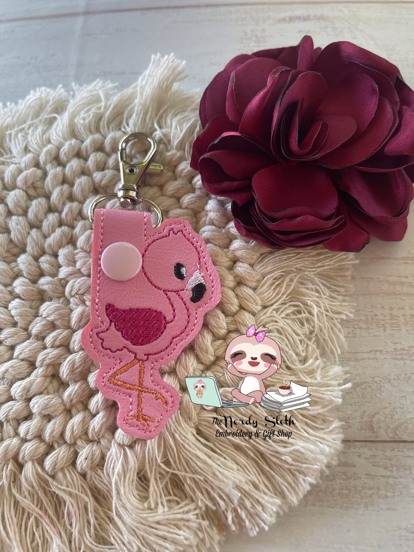 Flamingo Keychain