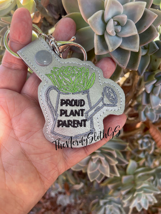 Proud Plant Parent keychain