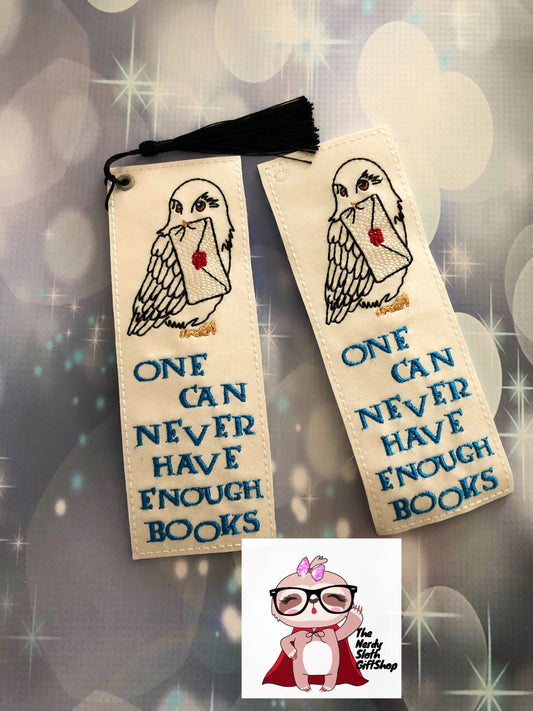 One can Never Have Enough Books Book Mark