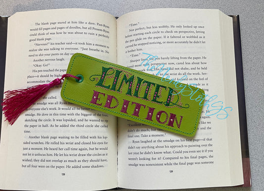 Limited Edition Book Mark