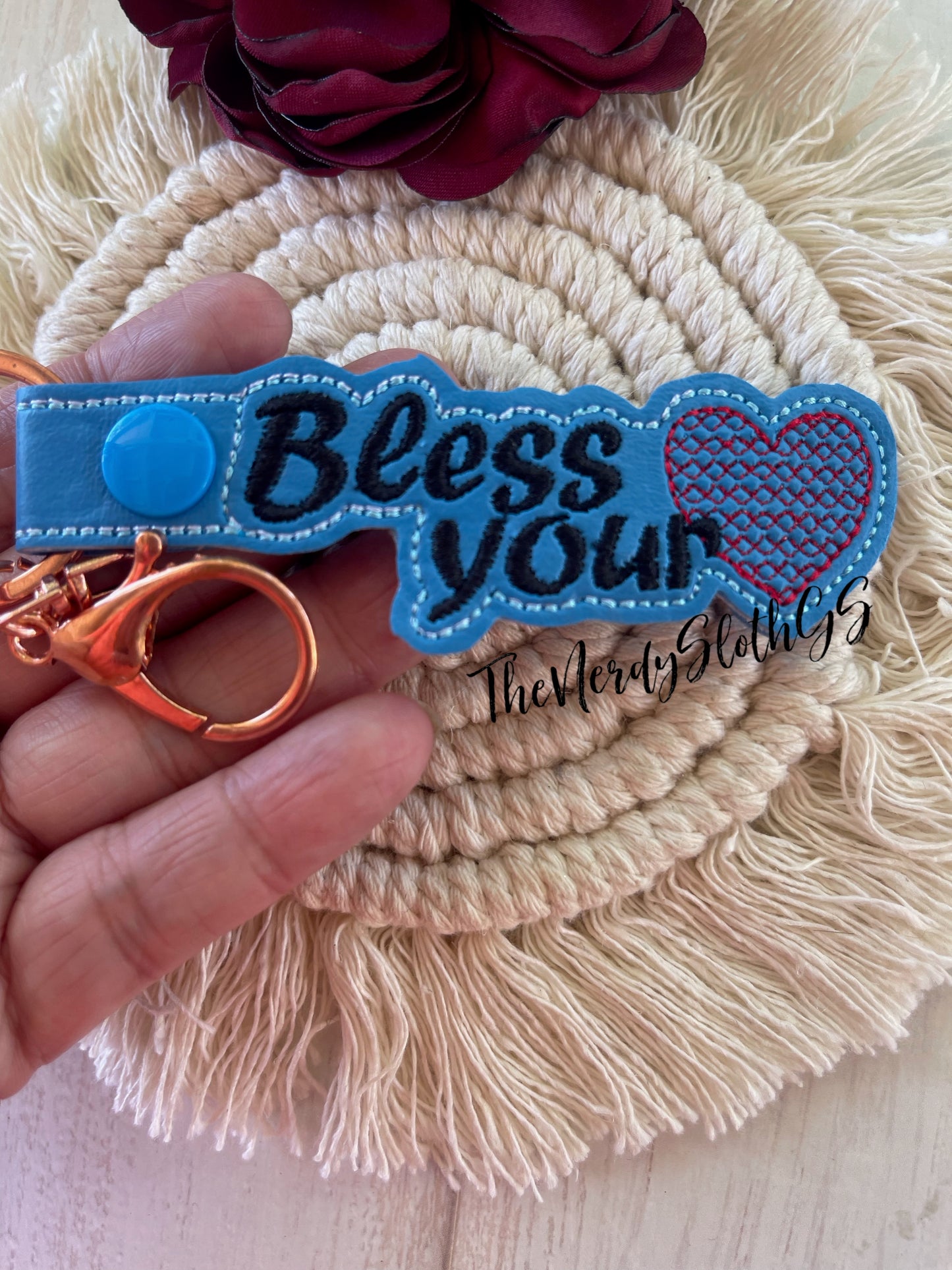 Bless your Heart Keychain