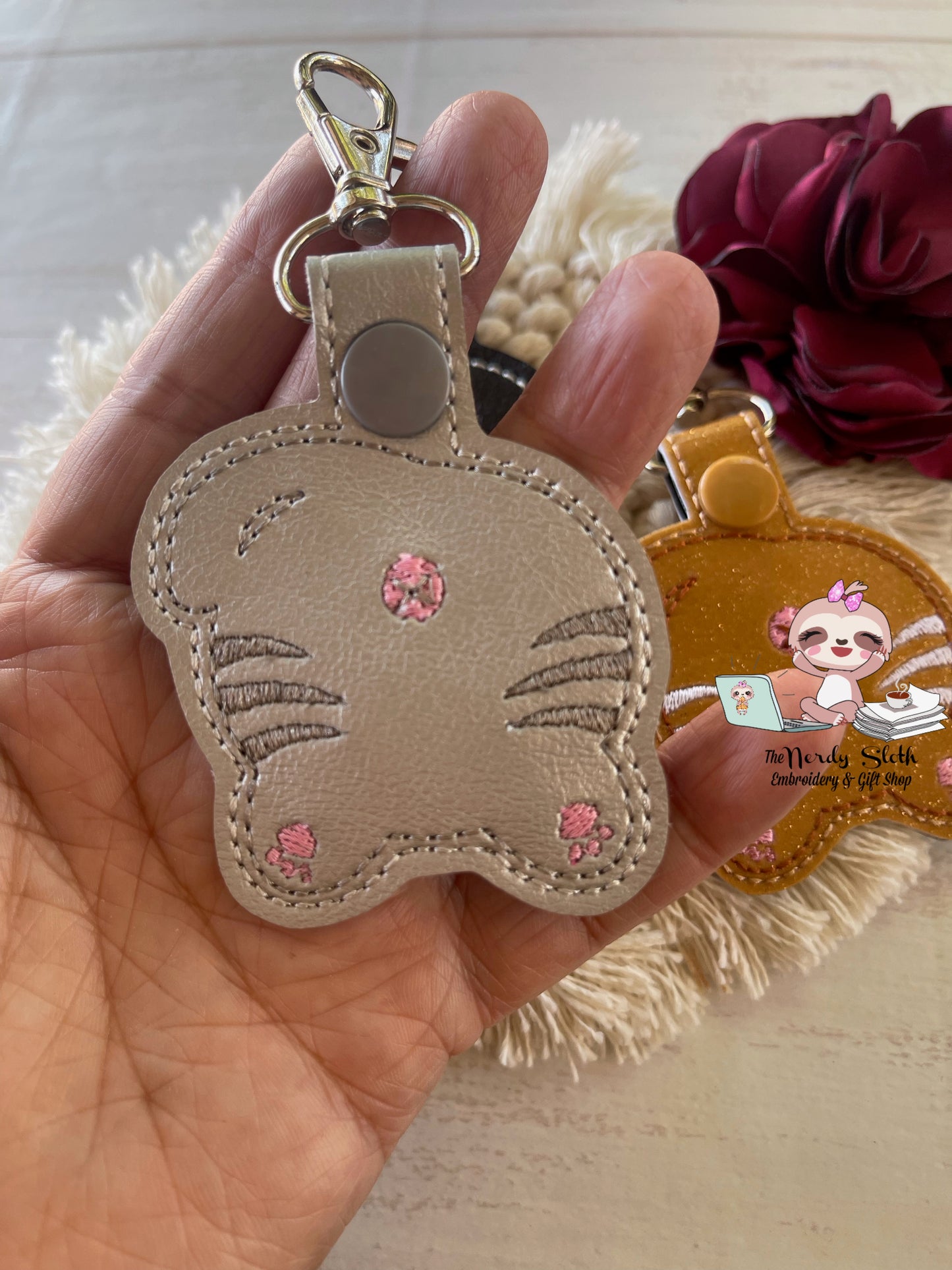 Cat Butt Keychain