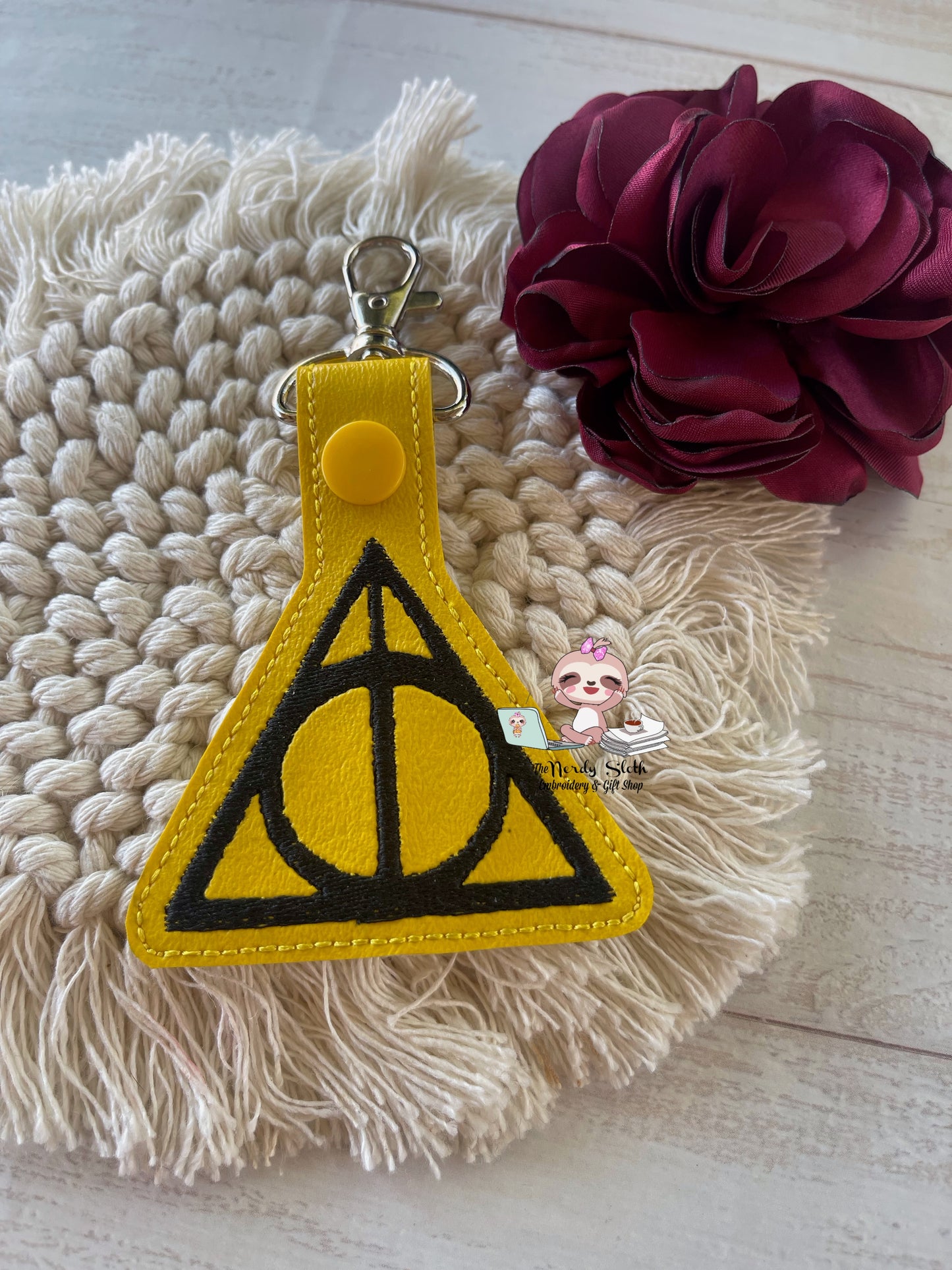 D Hallows Keychain