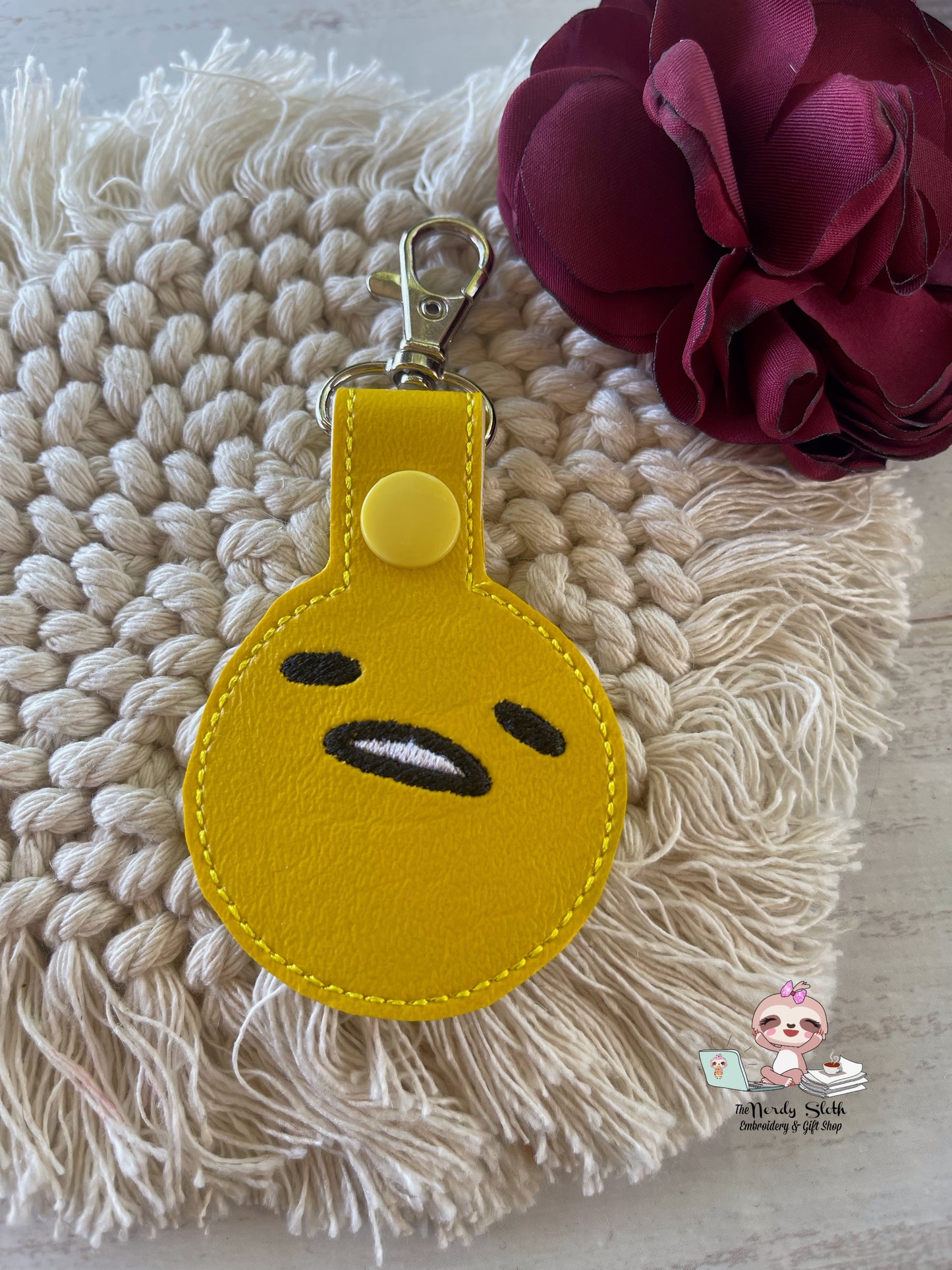 Egg Face Key chain