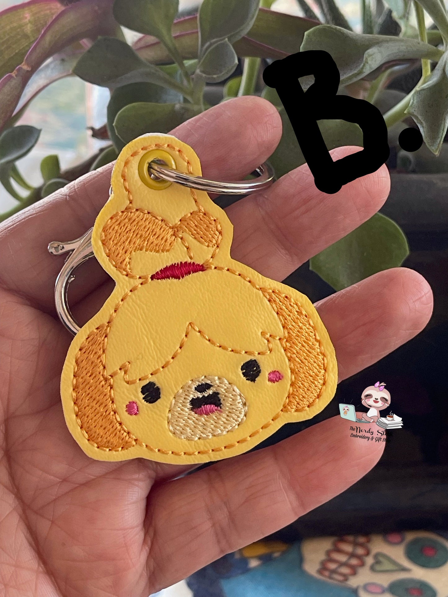 AC Doggy Gal Keychain