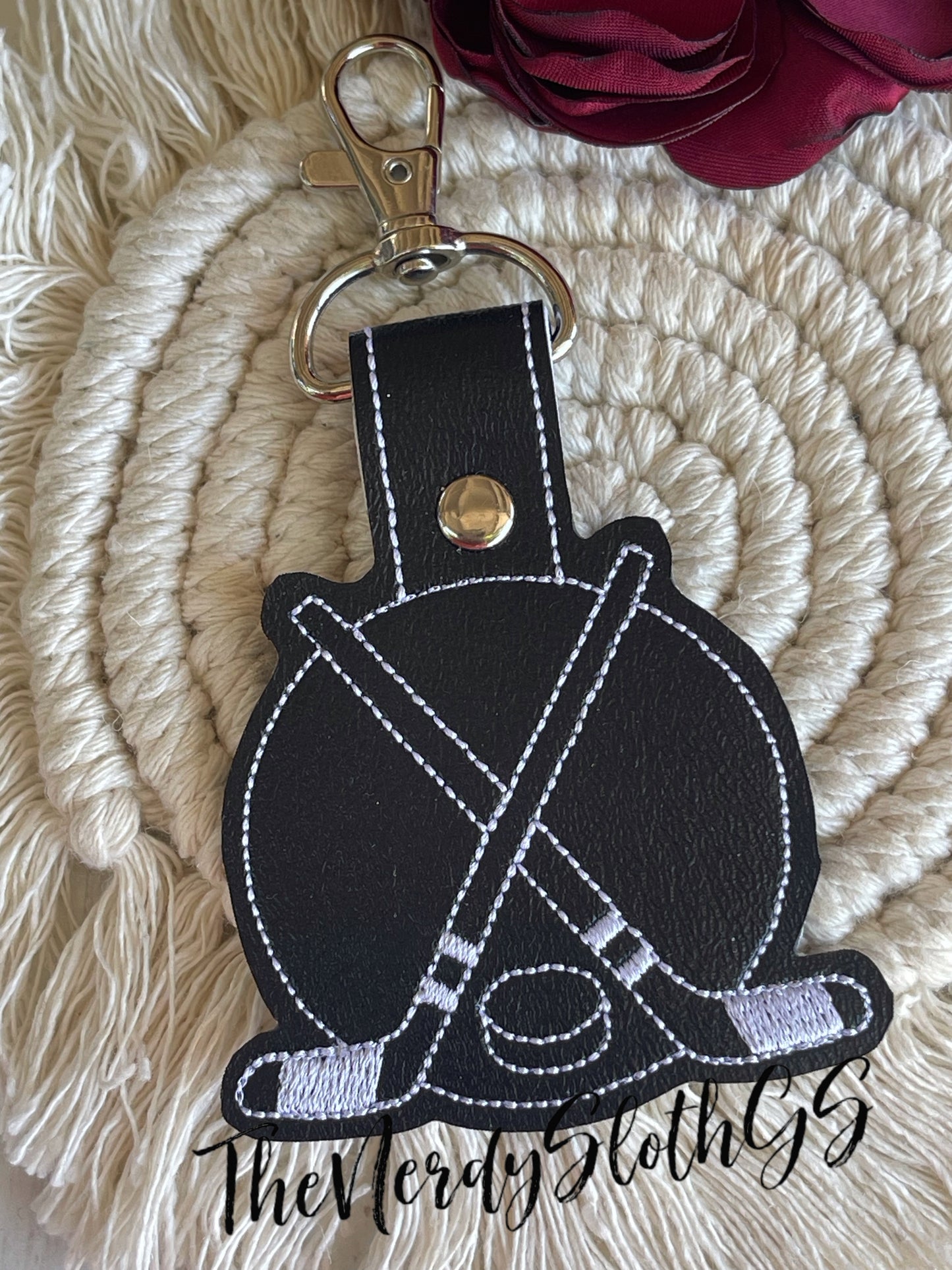 Hockey Keychain