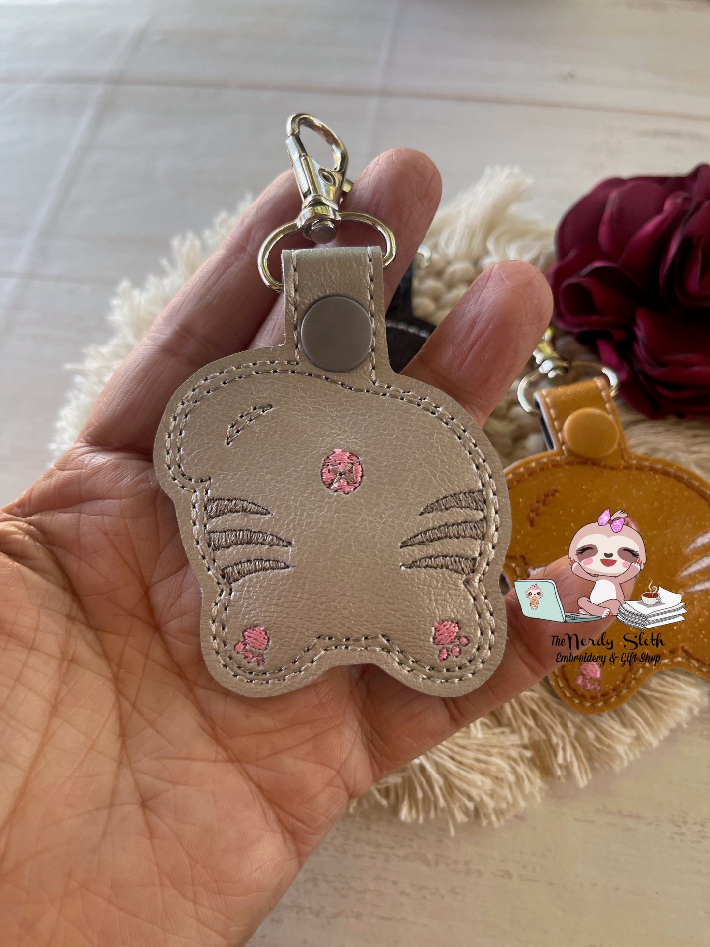 Cat Butt Keychain