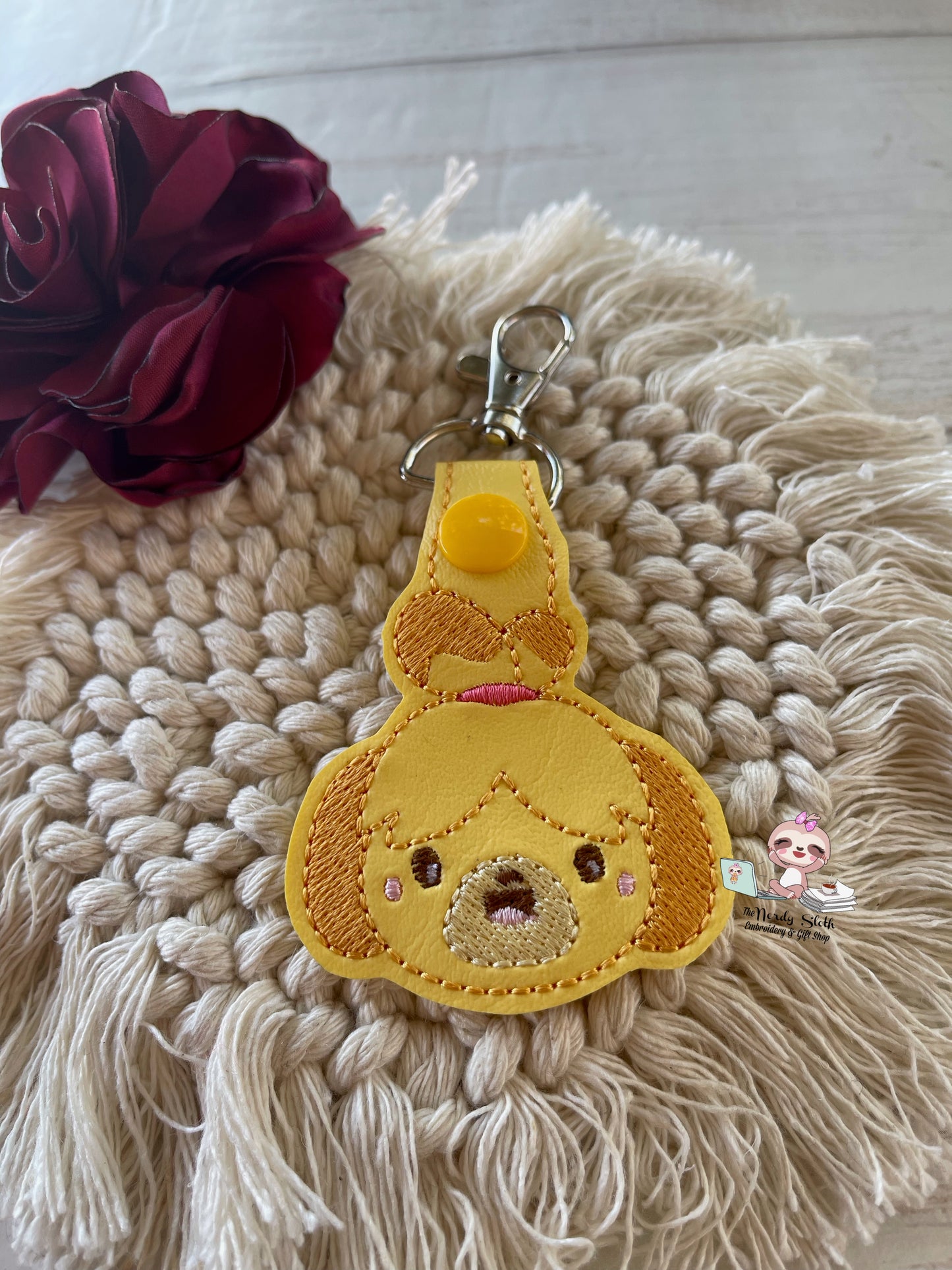 AC Doggy Gal Keychain