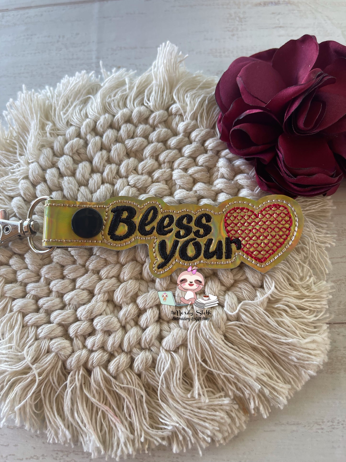 Bless your Heart Keychain