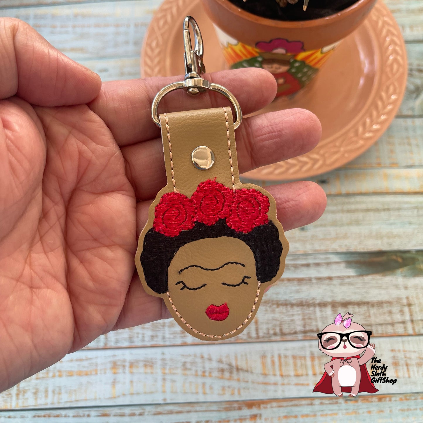 Frida Roses Keychain