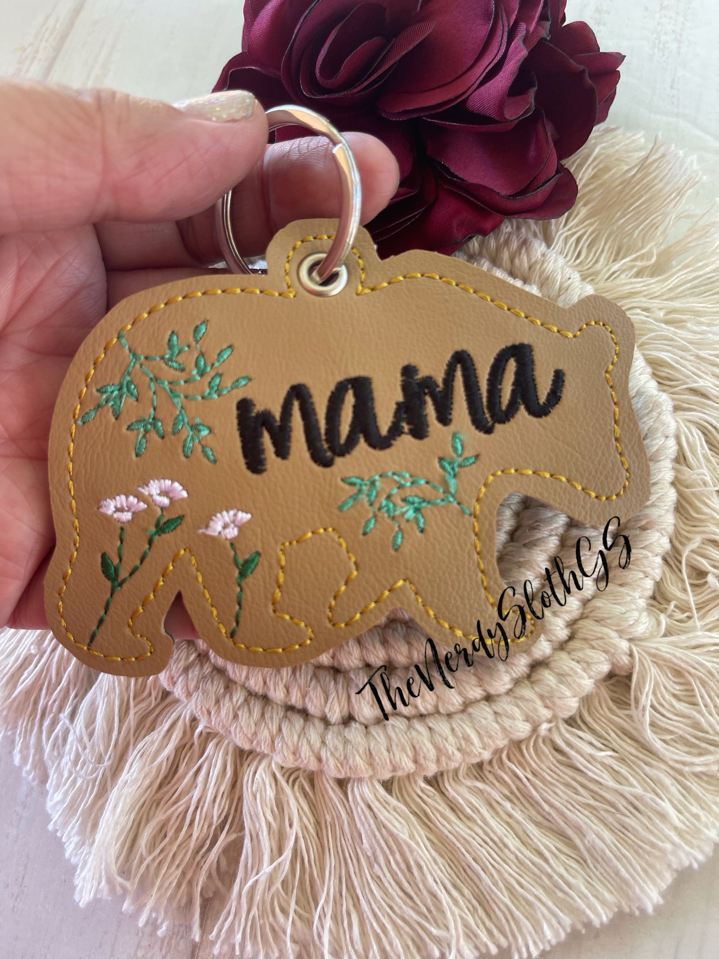 Mama Bear Keychain