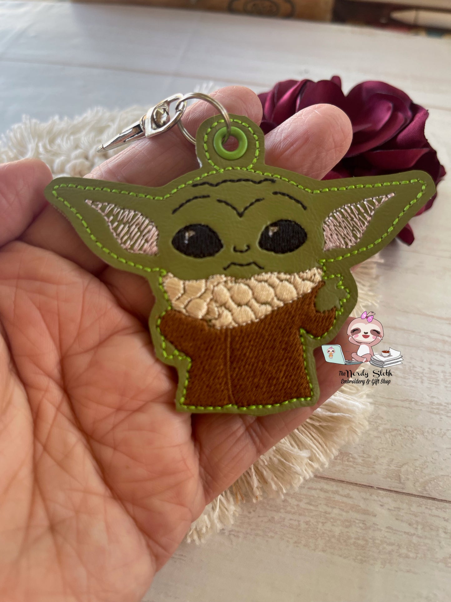 Green Baby 2 Keychain