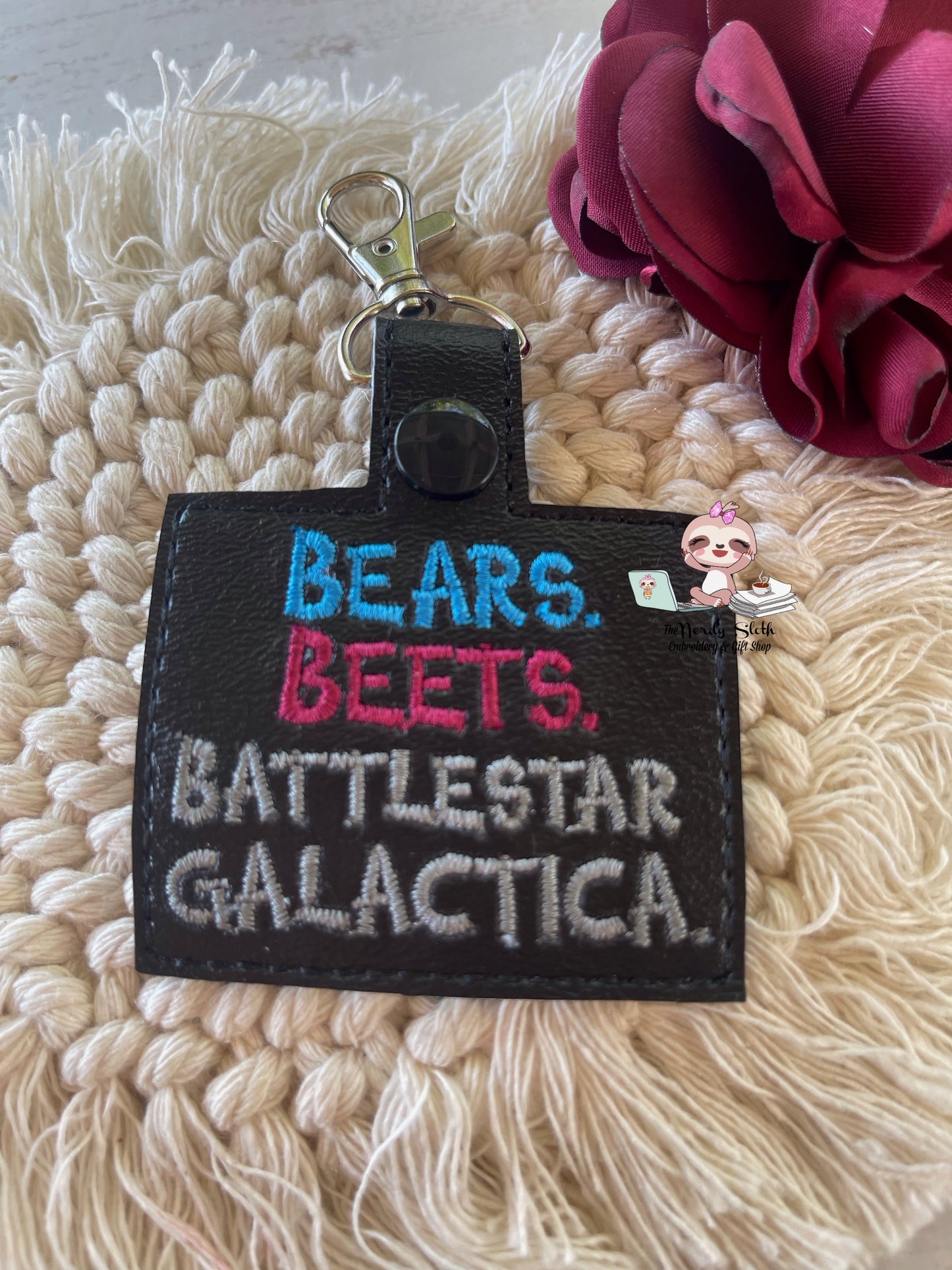 Bears, Beets, Battle Star Gallact Key chain