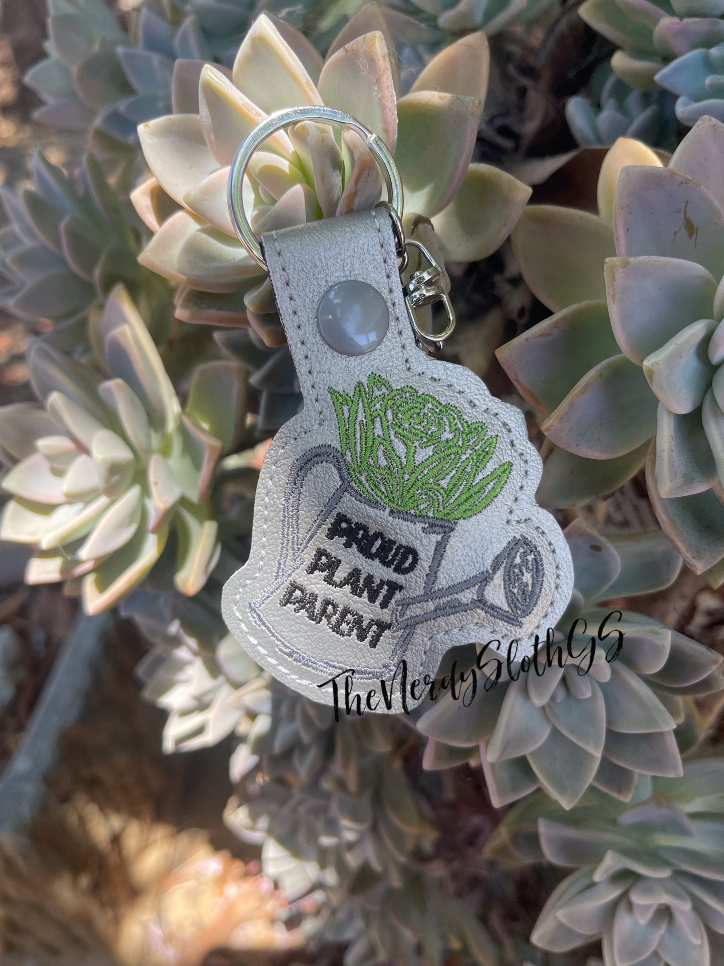 Proud Plant Parent keychain