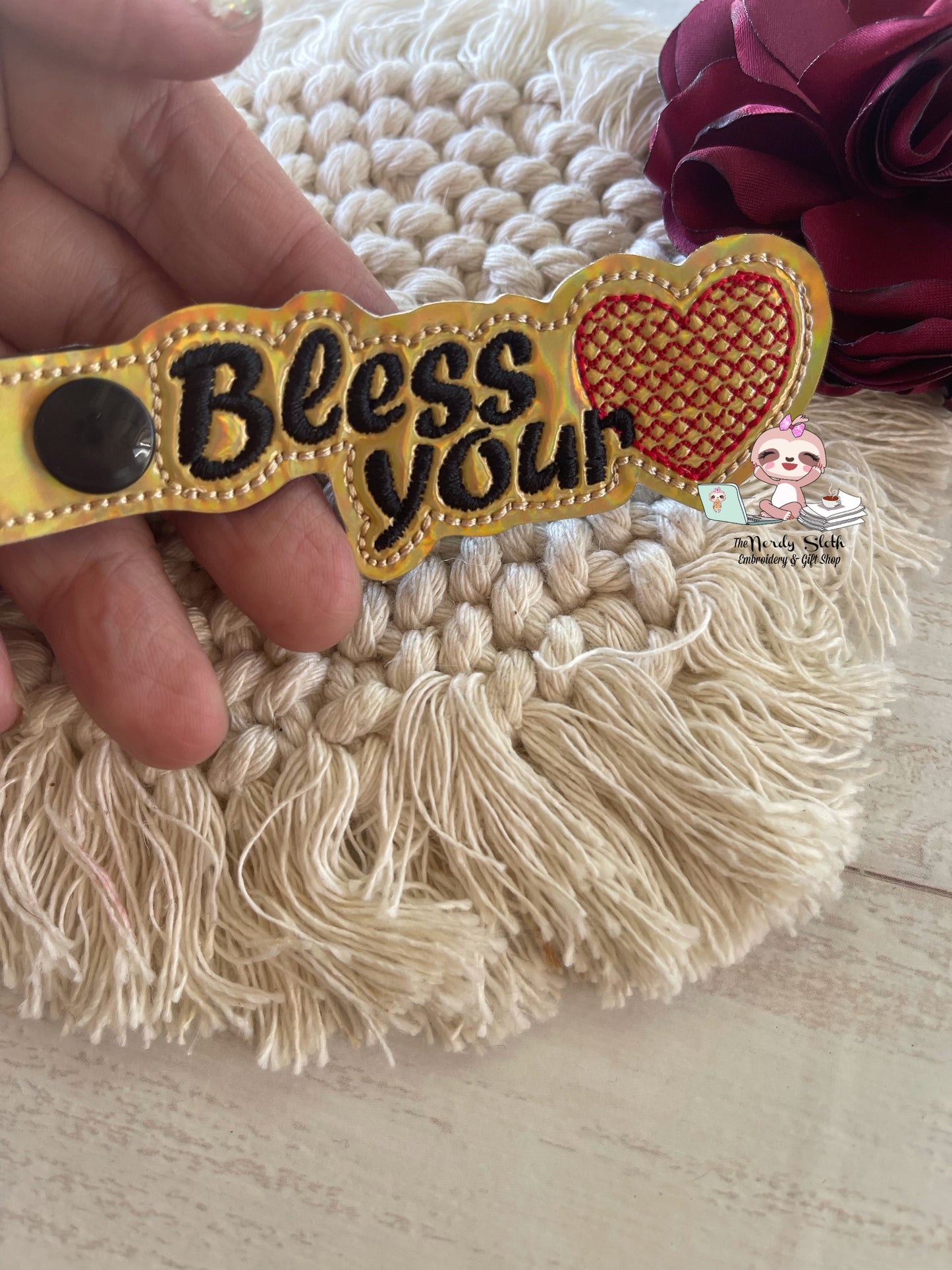 Bless your Heart Keychain