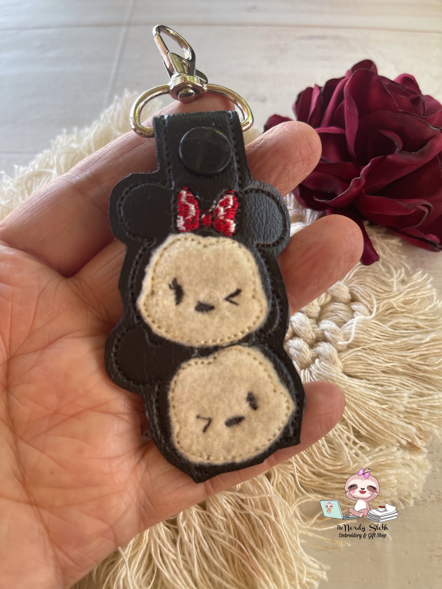 Cute Mice faces Keychain