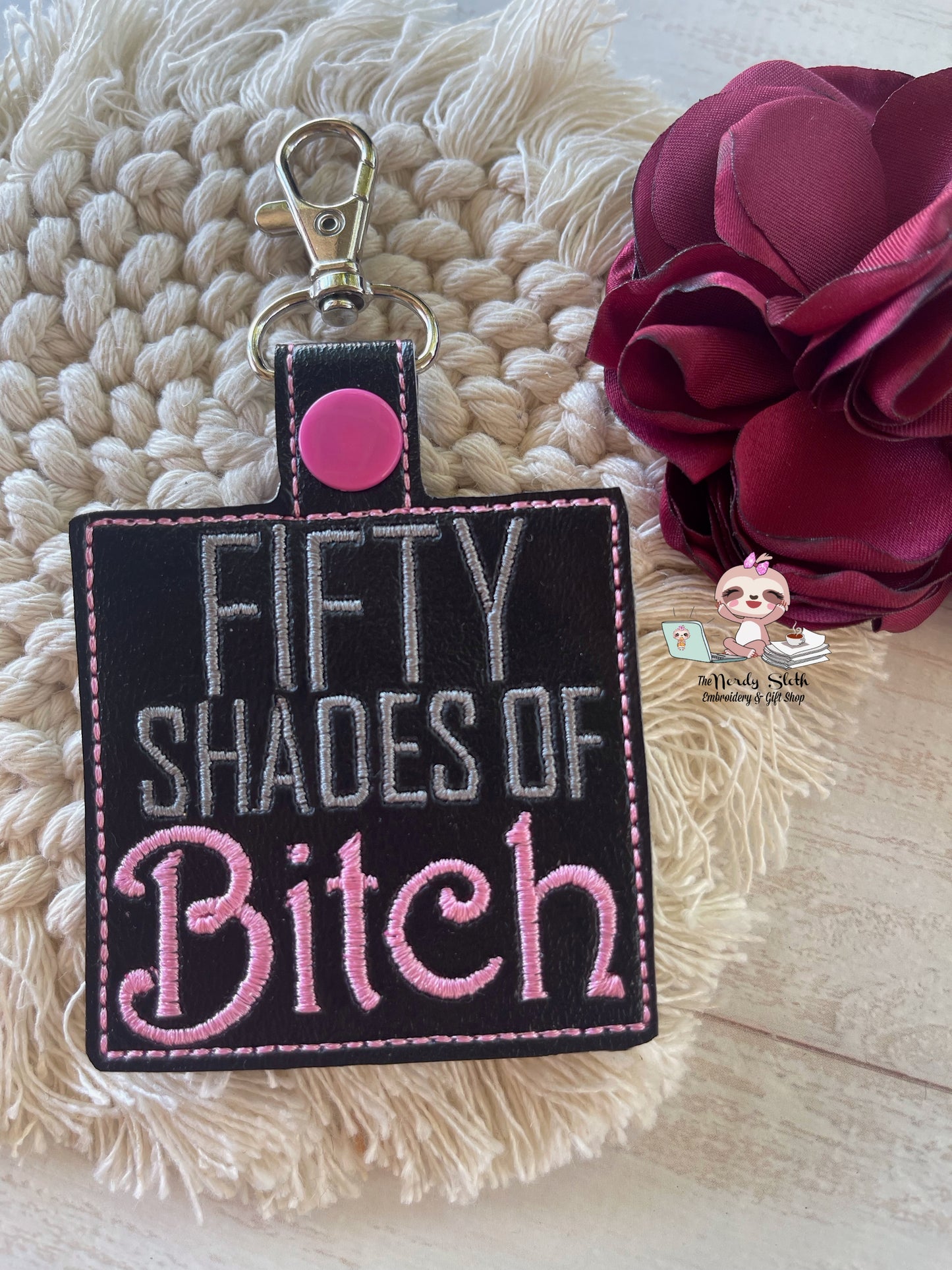 Fifty Shades of B***h Keychain