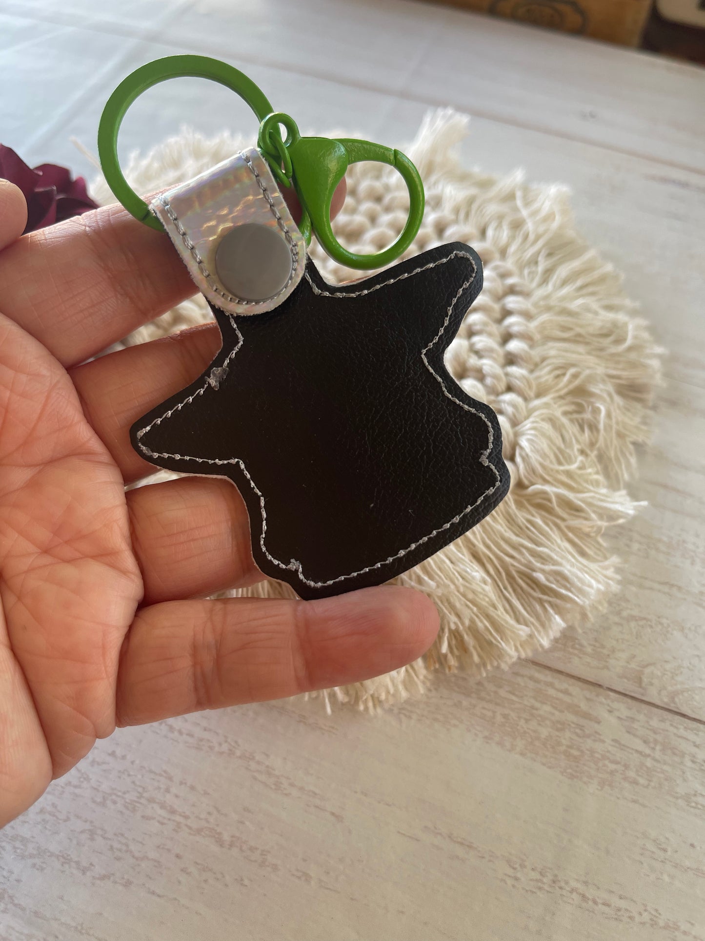 Green Baby Keychain