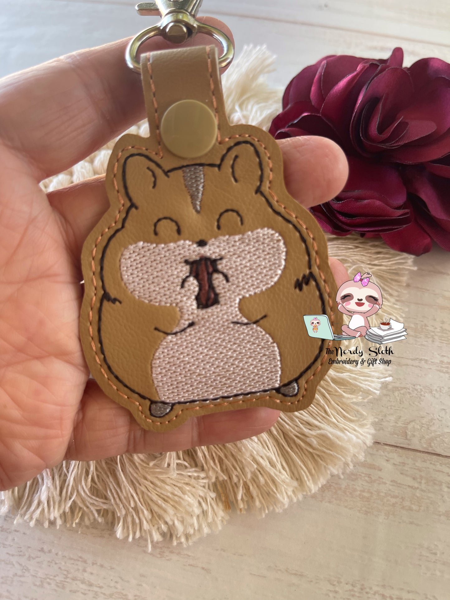 Hamster Nibbles Keychain