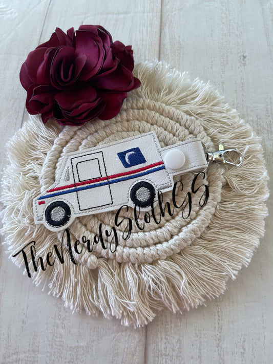 Mail Truck Keychain