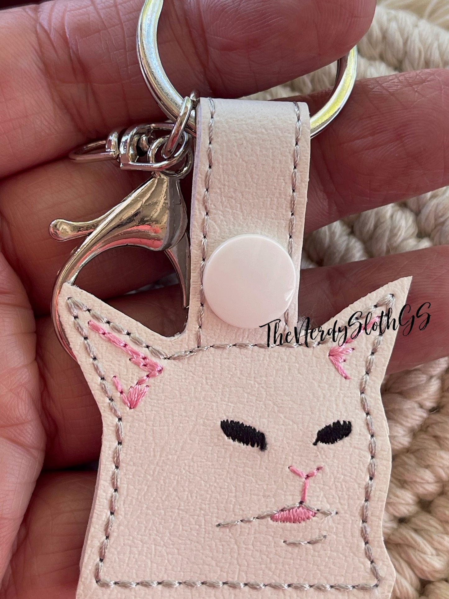 Meme Cat Keychain