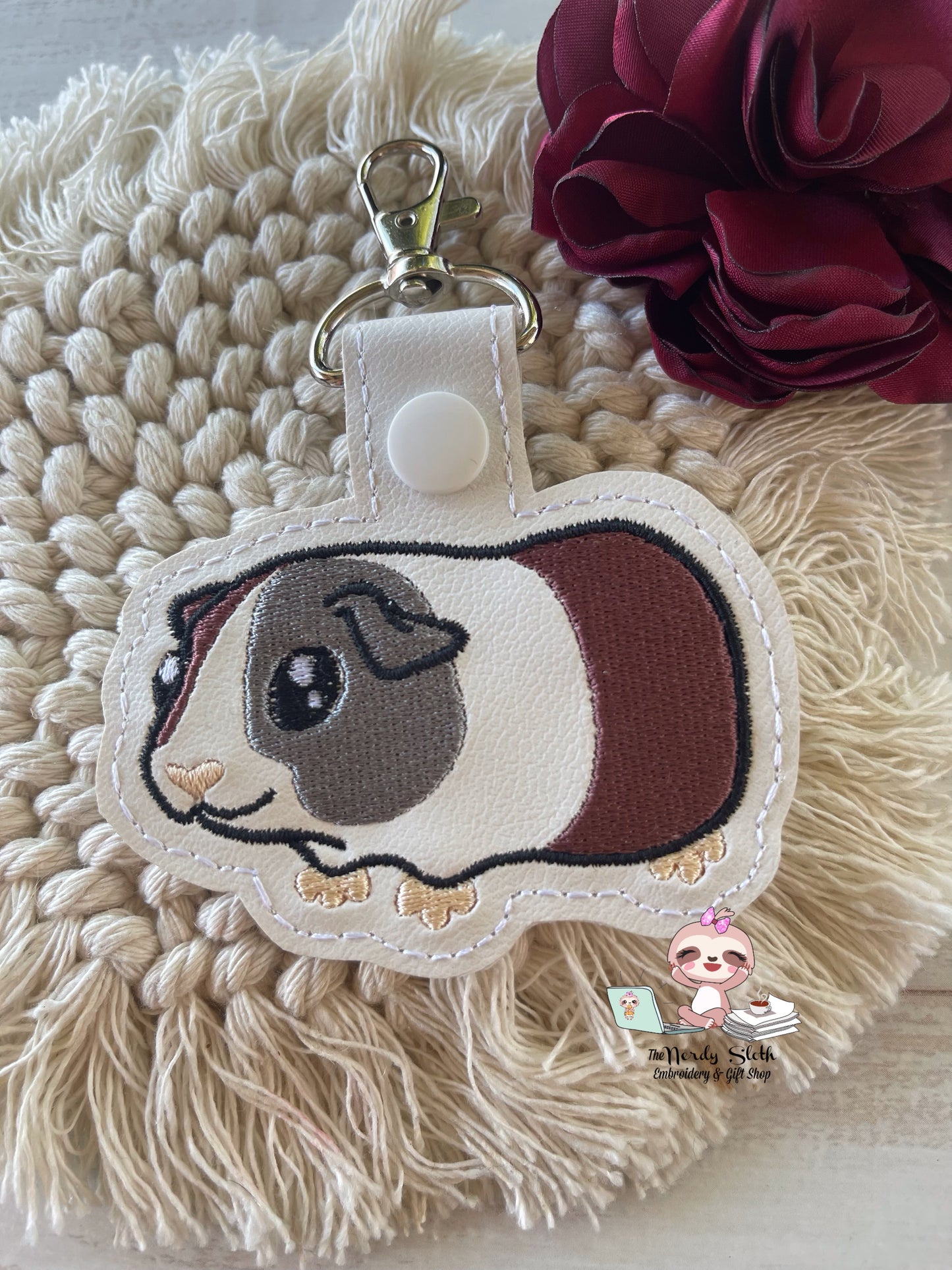 Guinea Pig Keychain