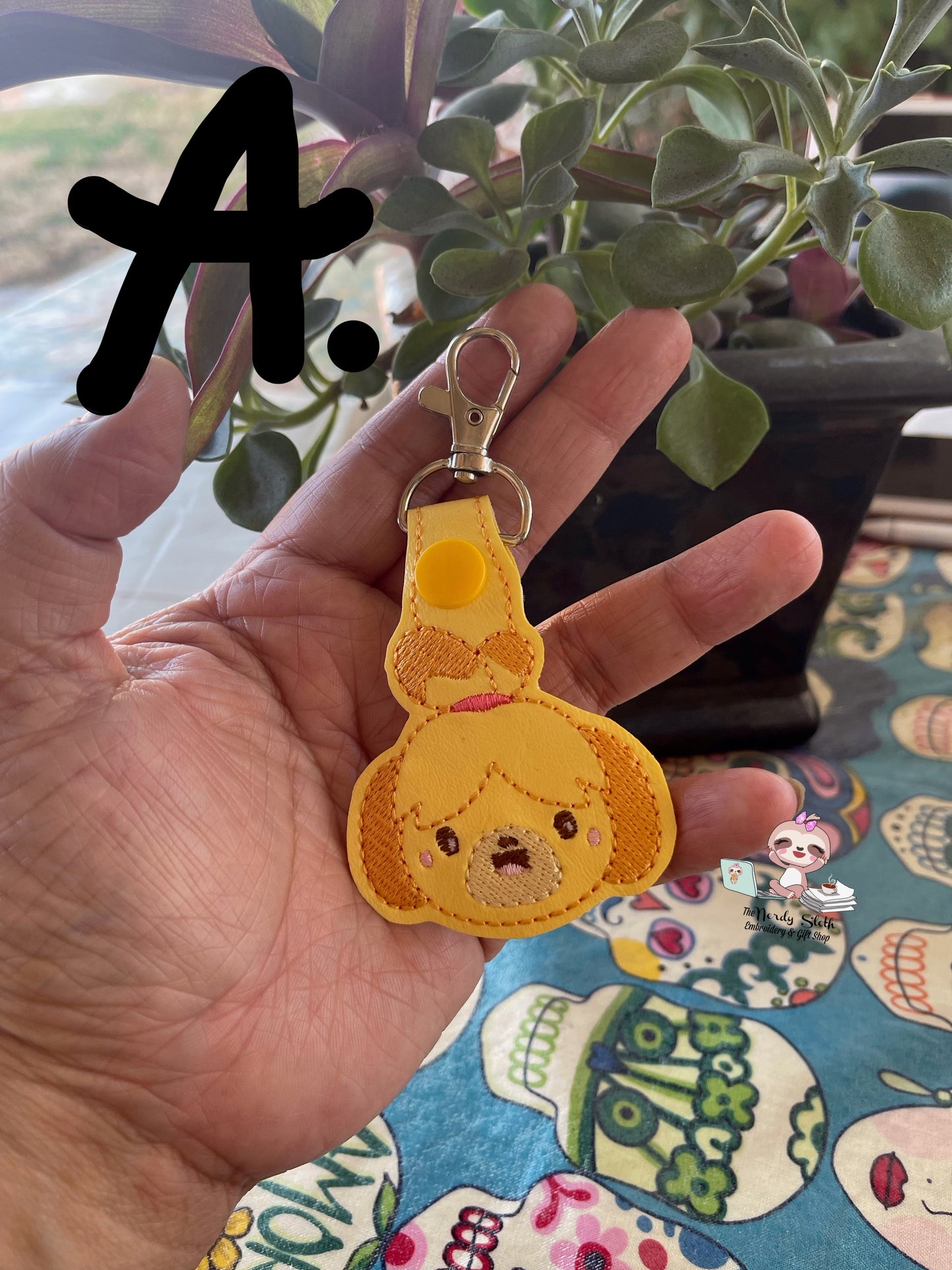 AC Doggy Gal Keychain