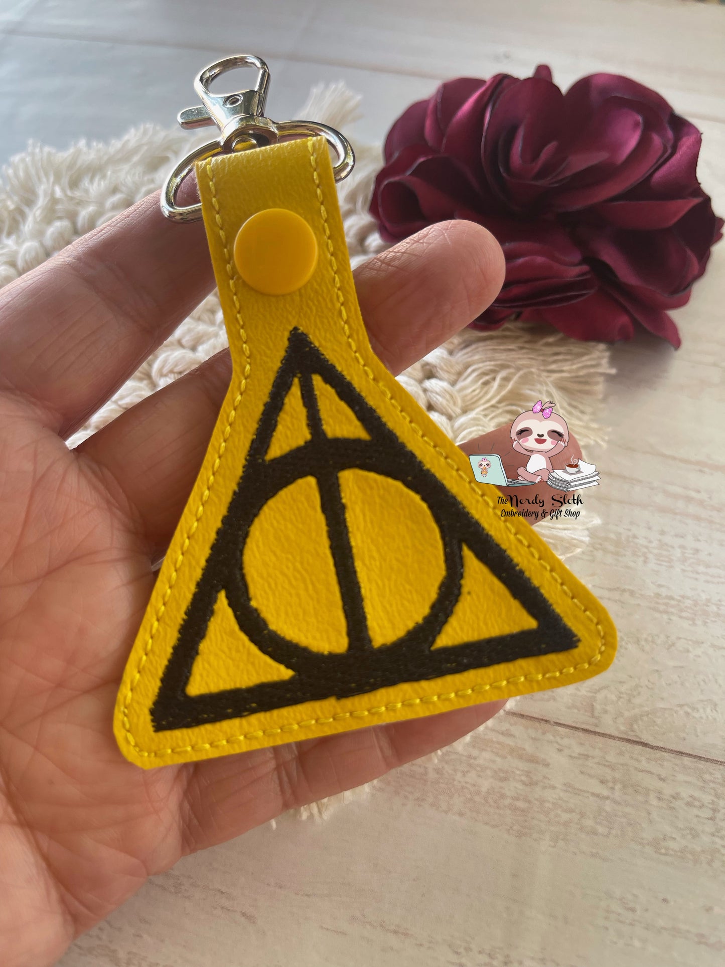 D Hallows Keychain