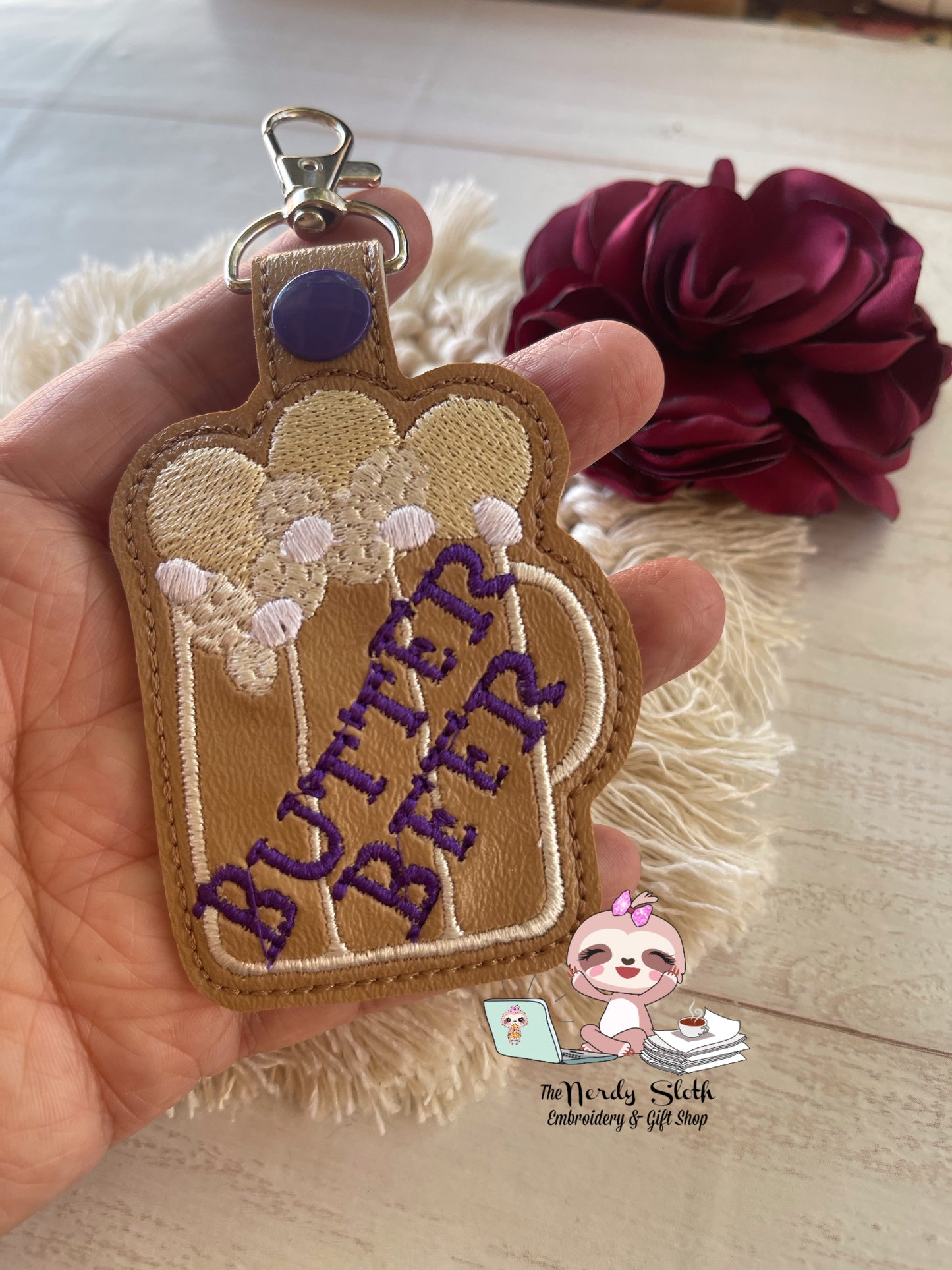 Butter Beer Keychain