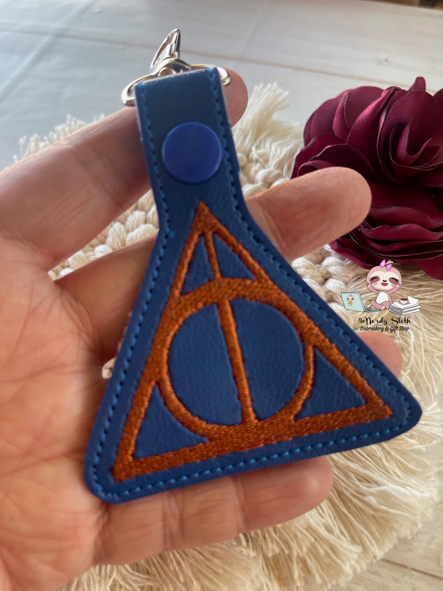 D Hallows Keychain