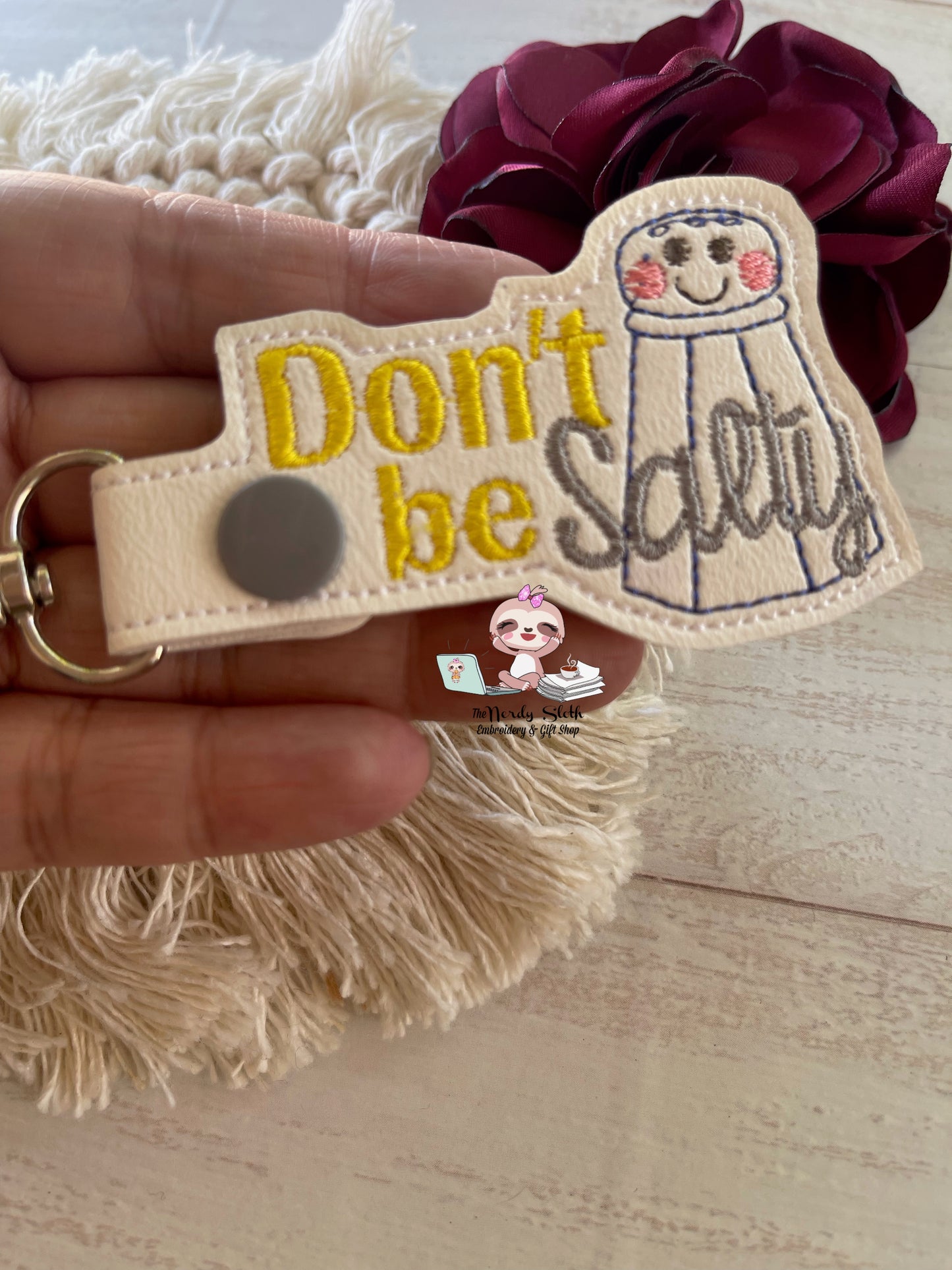 Don’t be Salty Keychain