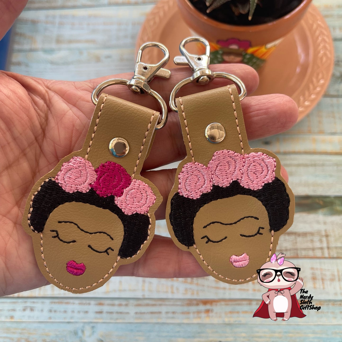 Frida Roses Keychain