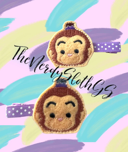 Monkey Hair Clippies