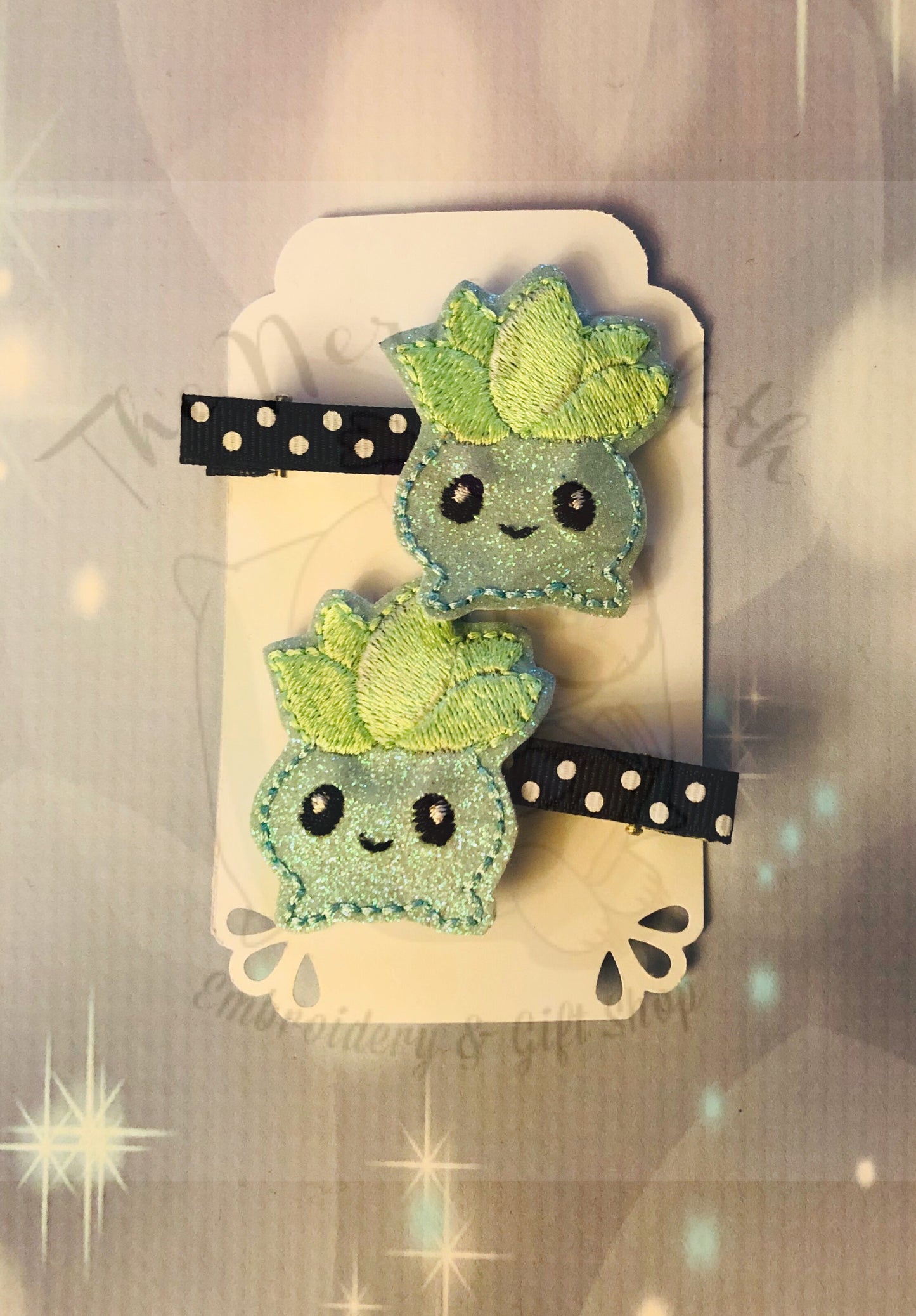 Poke Game Creatures Hair Clippies