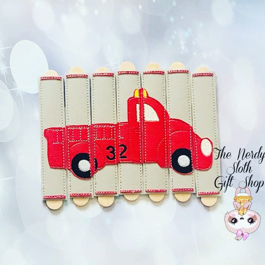 Firefighter Truck Stick Puzzle