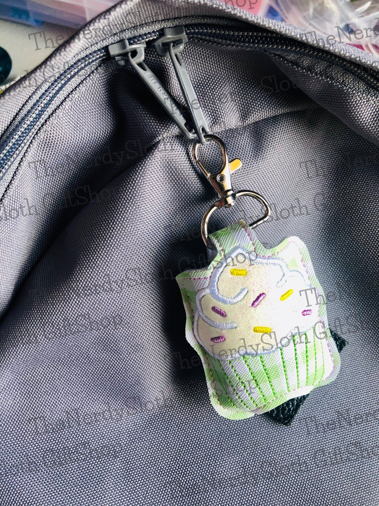 Cupcake Hand Sanitizer Holder