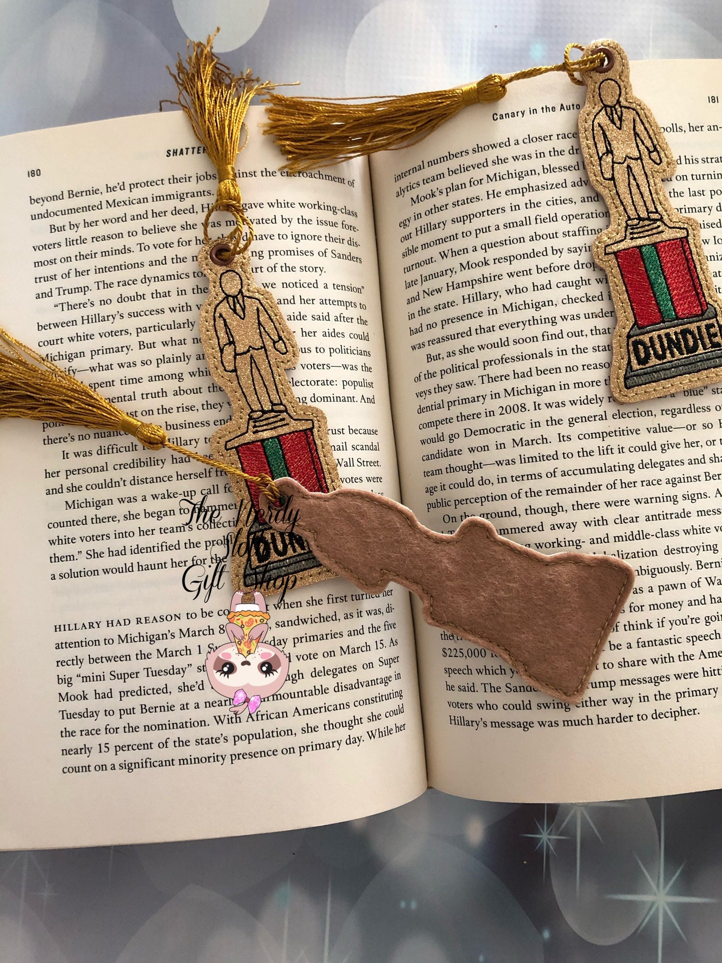 Dundle Trophy Book Mark