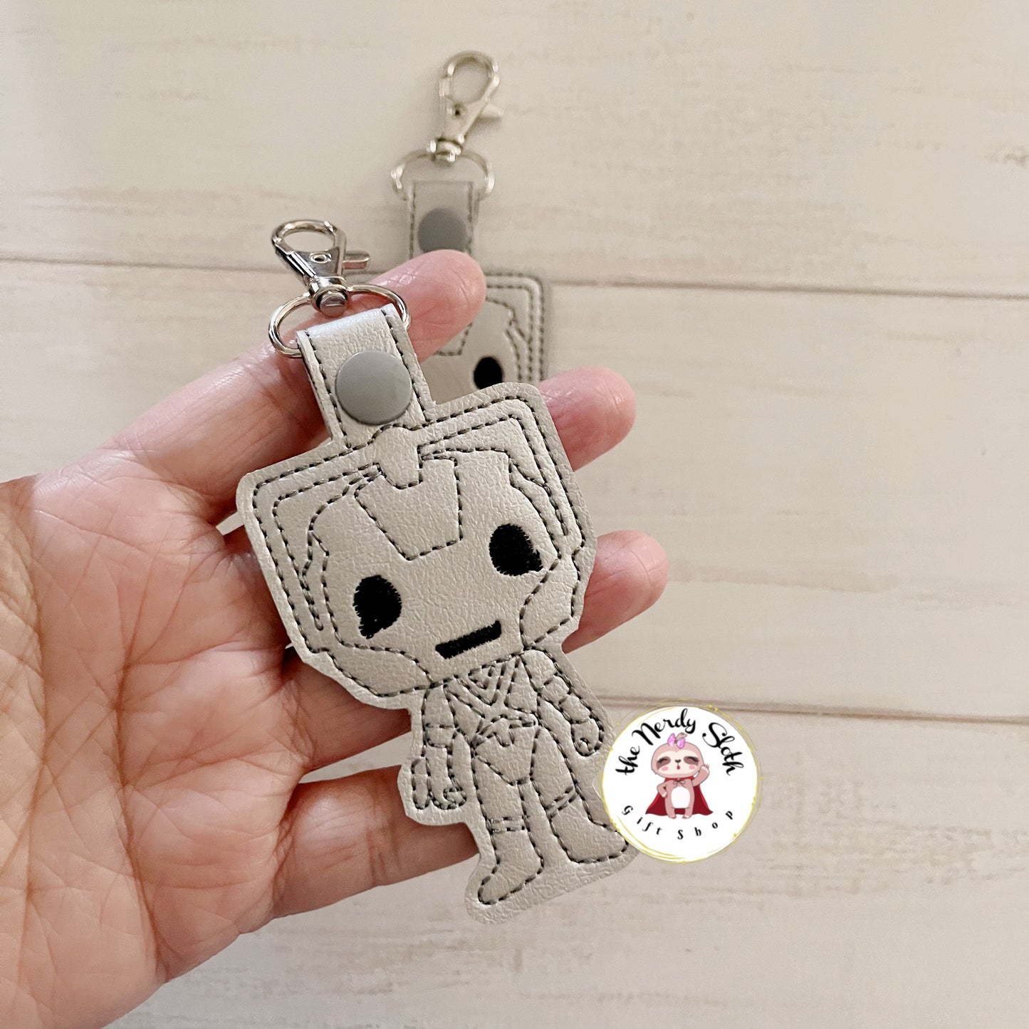 Cyberman Dr who Keychain Key Fob