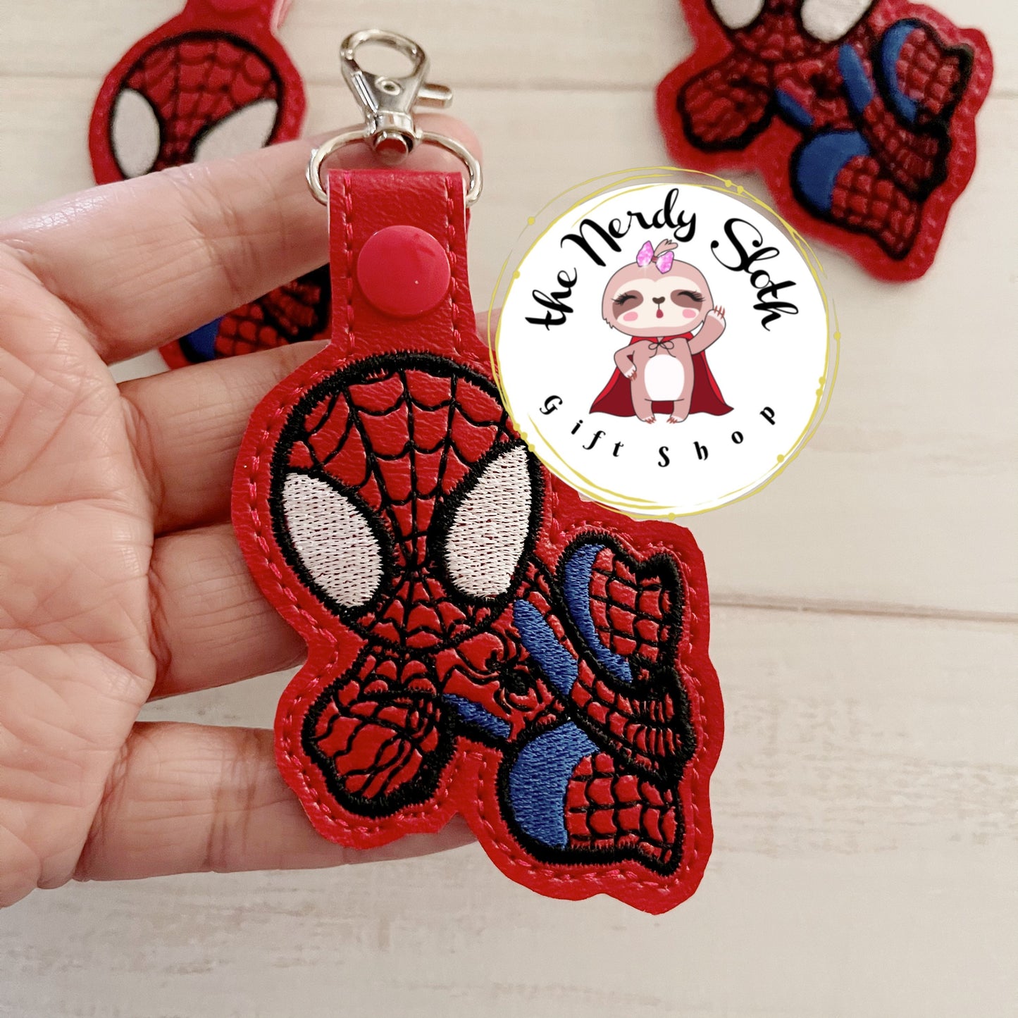 Superhero Spider Dude Keychain