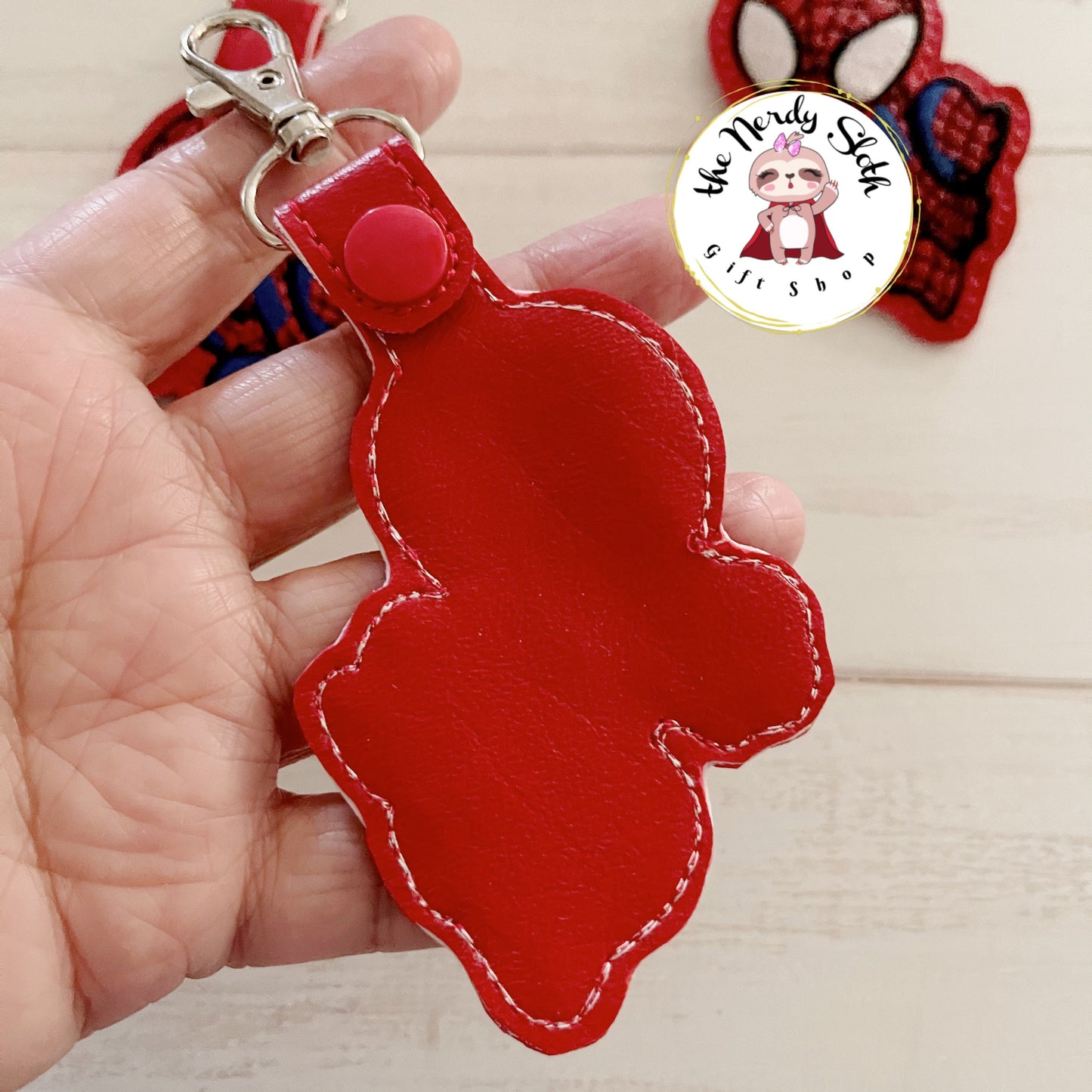 Superhero Spider Dude Keychain