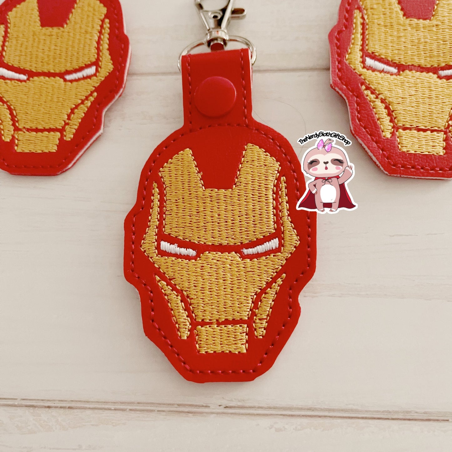 Superhero iron guy Keychain