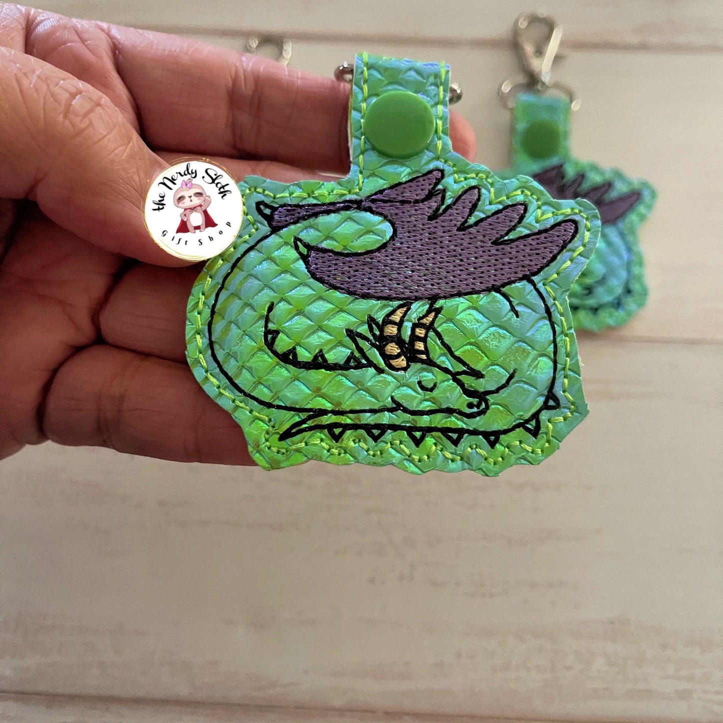 Sleeping Dragon Keychain