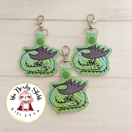 Sleeping Dragon Keychain