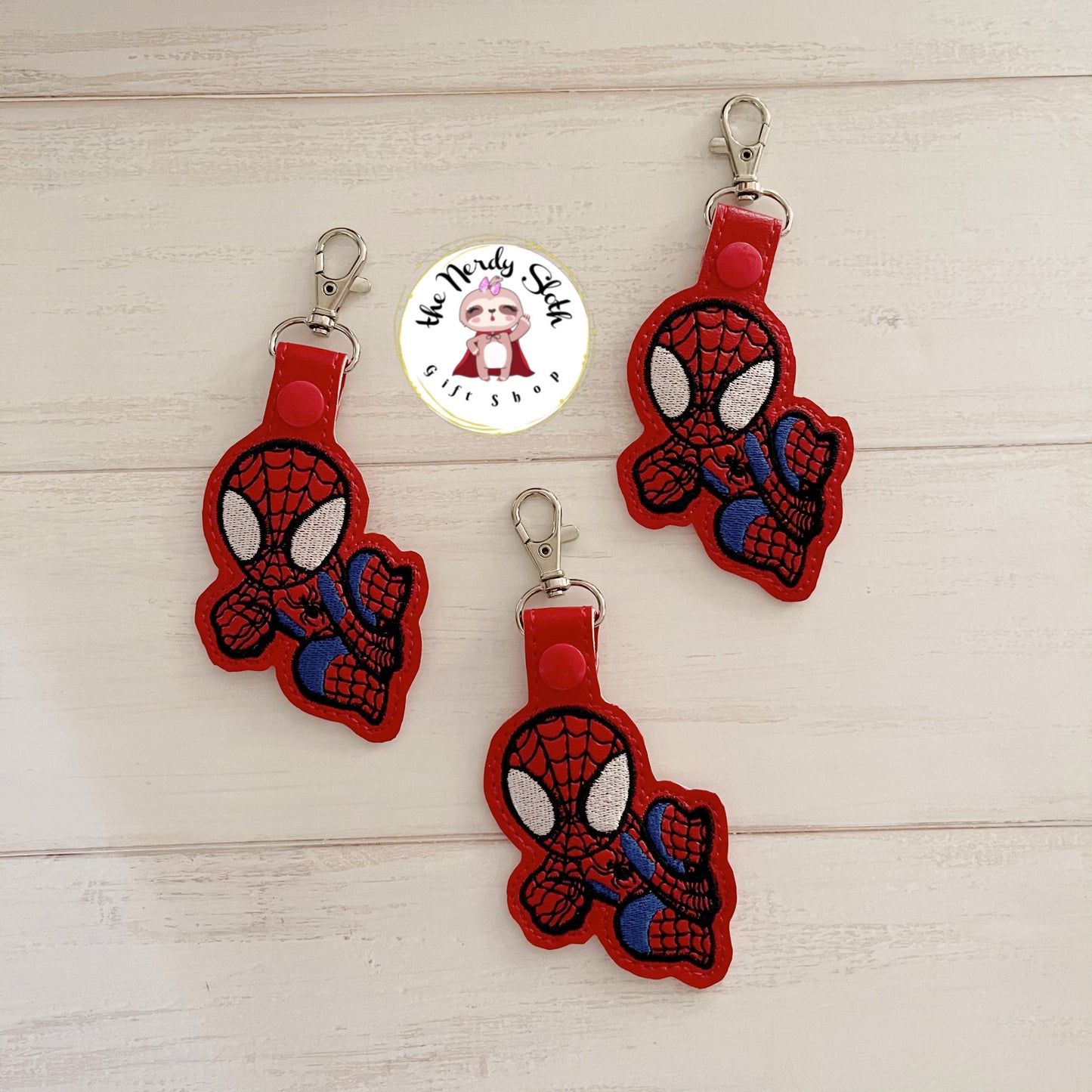 Superhero Spider Dude Keychain