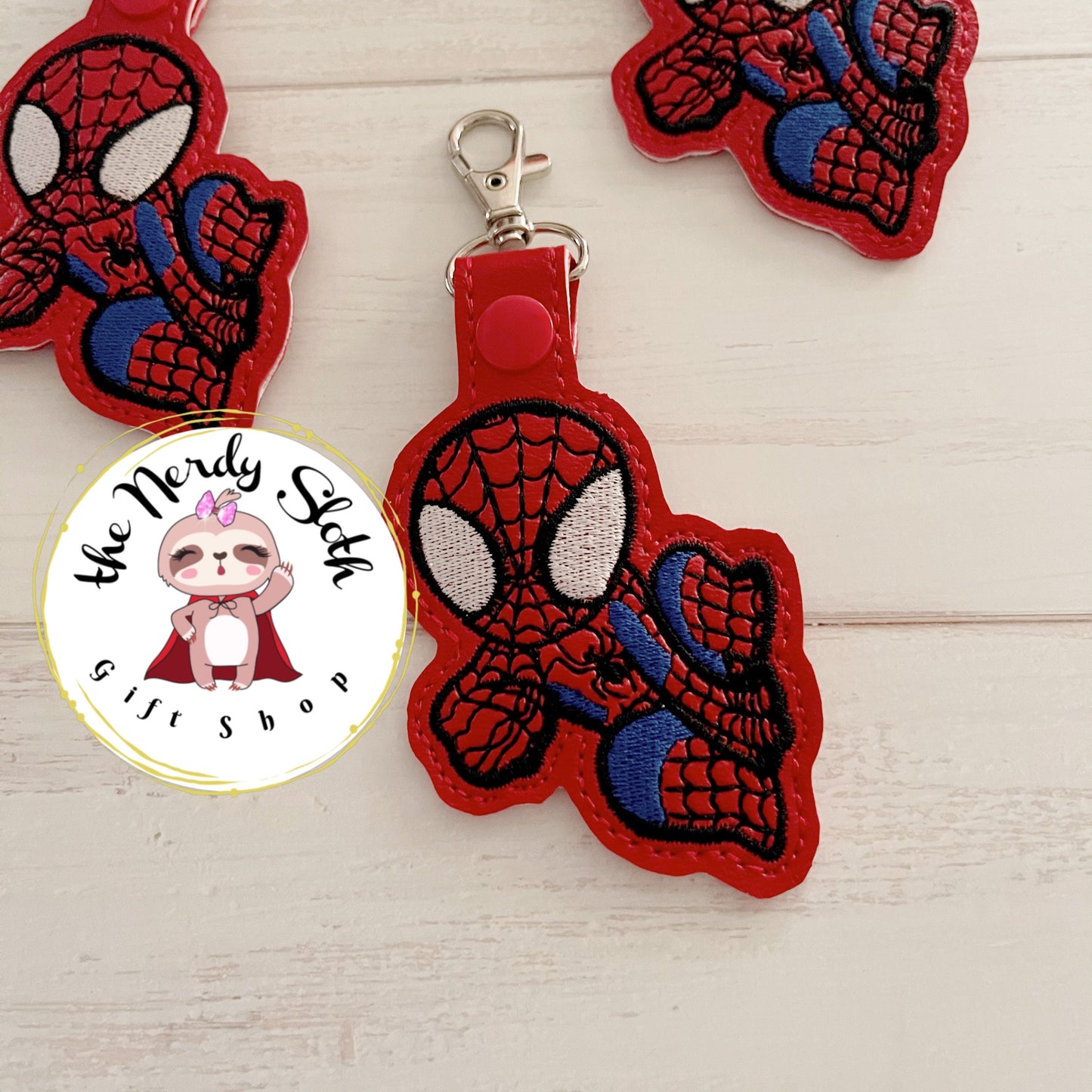 Superhero Spider Dude Keychain