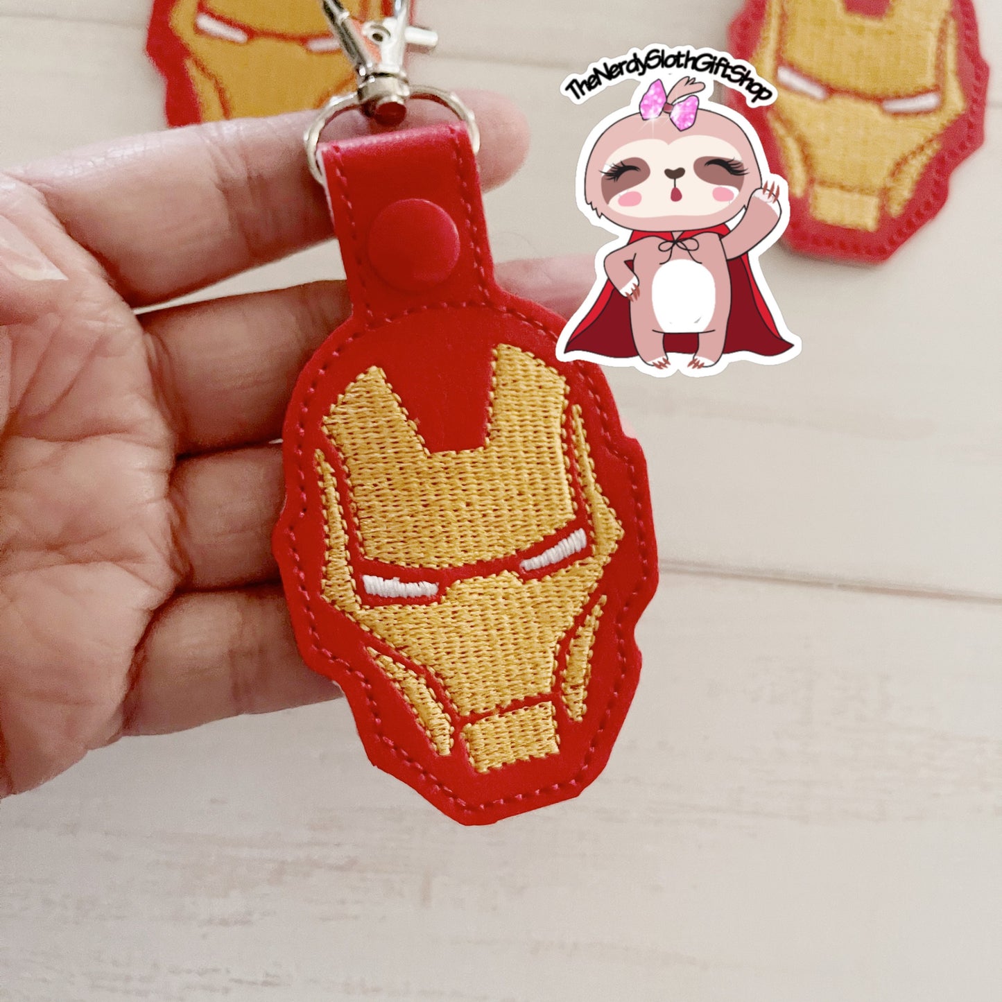 Superhero iron guy Keychain