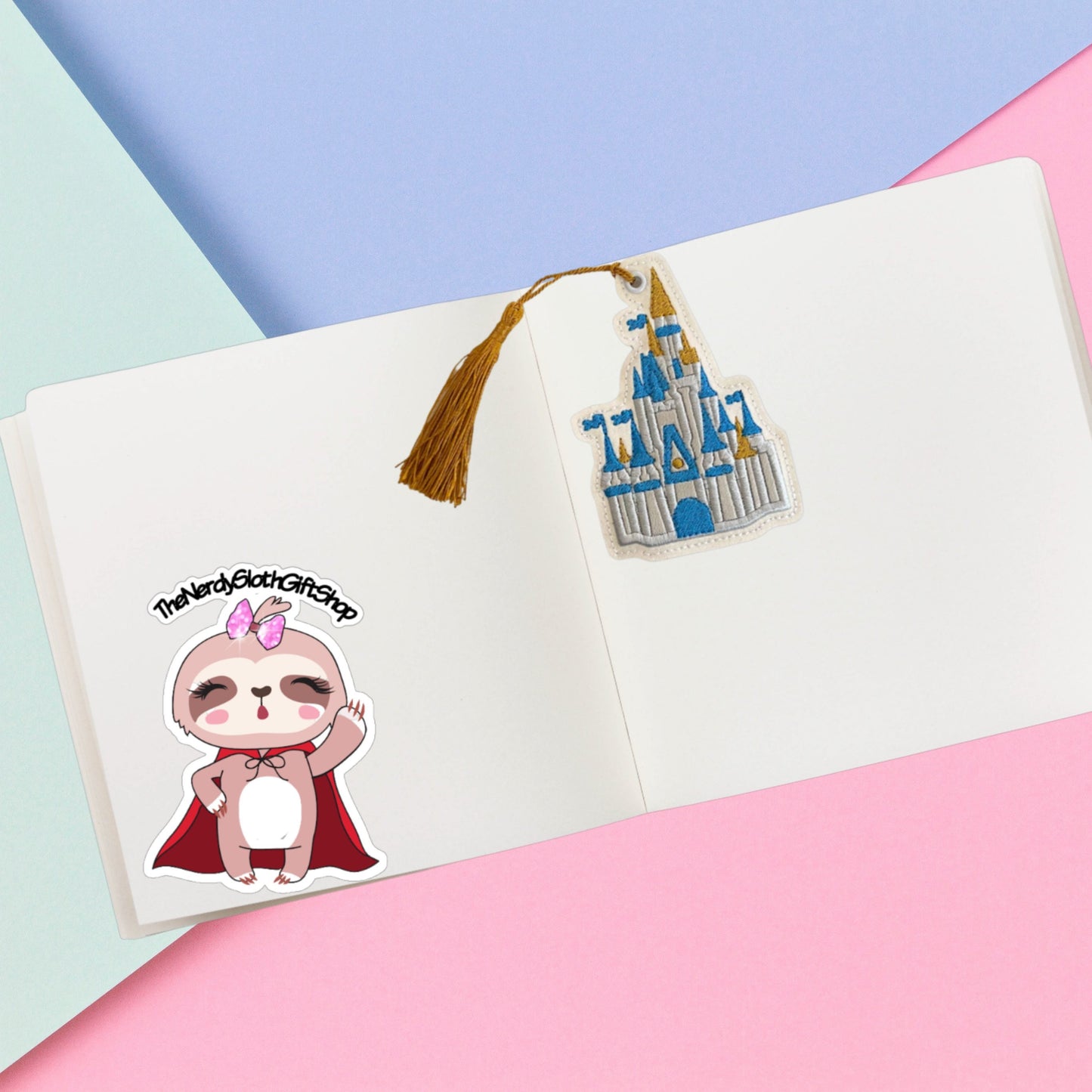 Magical Castle Embroidered Book Mark