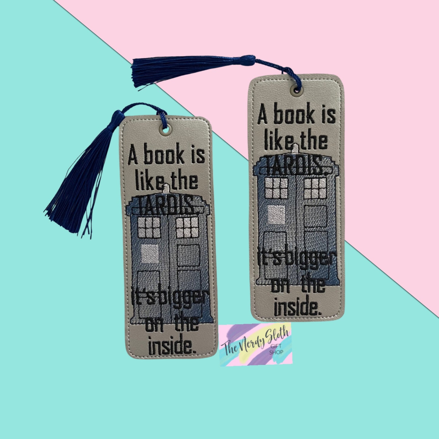 A Book is like a Tardis Book Mark