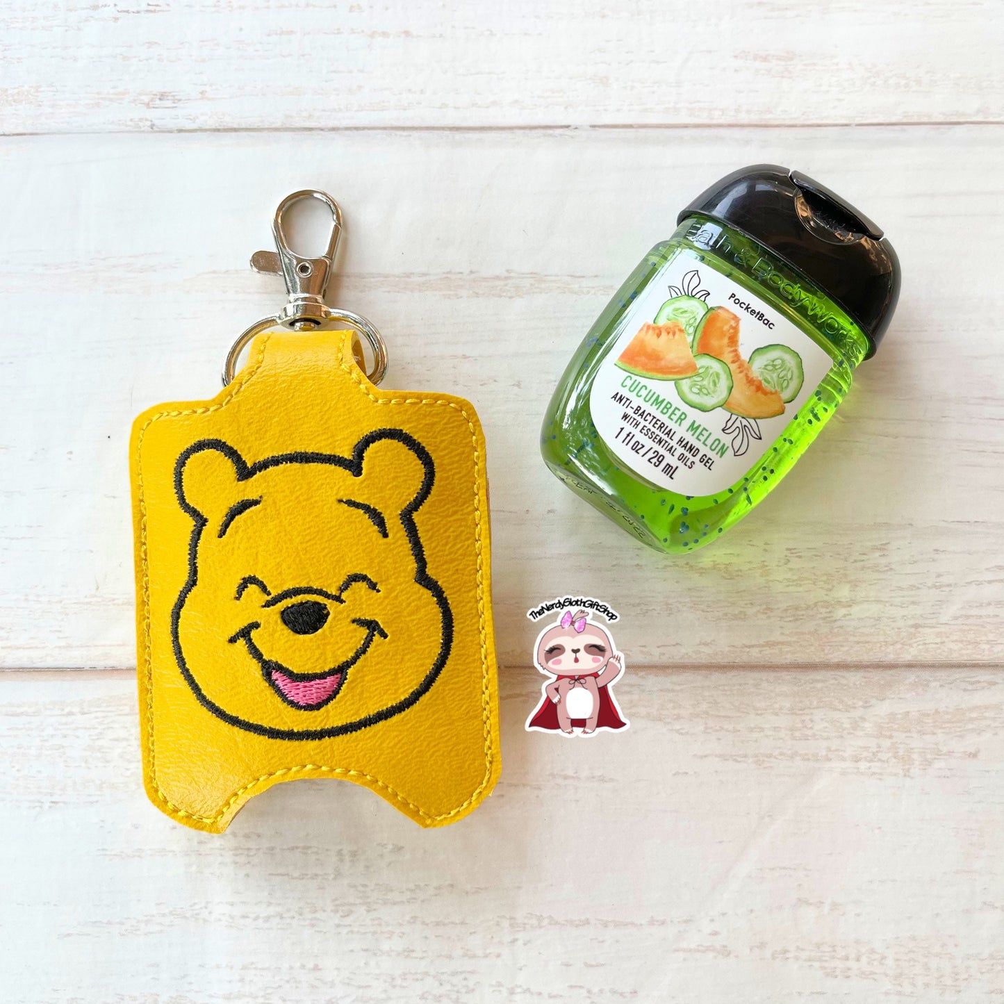 Honey Bear Smiling (CBC) Hand Sanitizer Holder