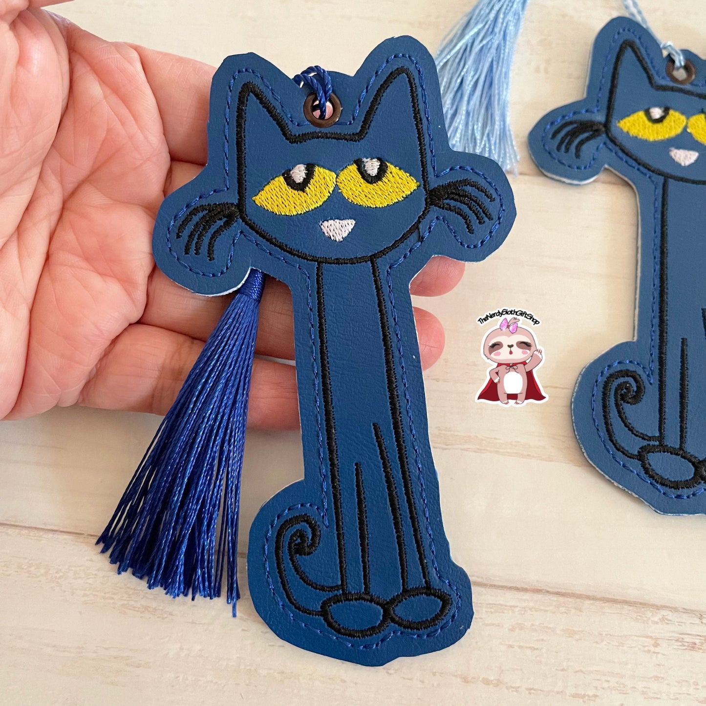 Blue Cat Book Mark